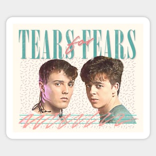 Vintage Faded-Style --- Tears For Fears Sticker